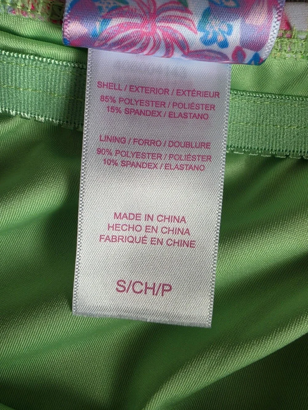 Stella Parker Floral Swim Tankini Top Size Small Multi Waterlily Pink Blue Green - Picture 5 of 9